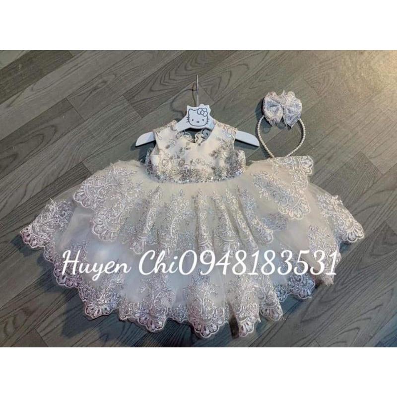Váy công chúa 2 tầng ren cao cấp