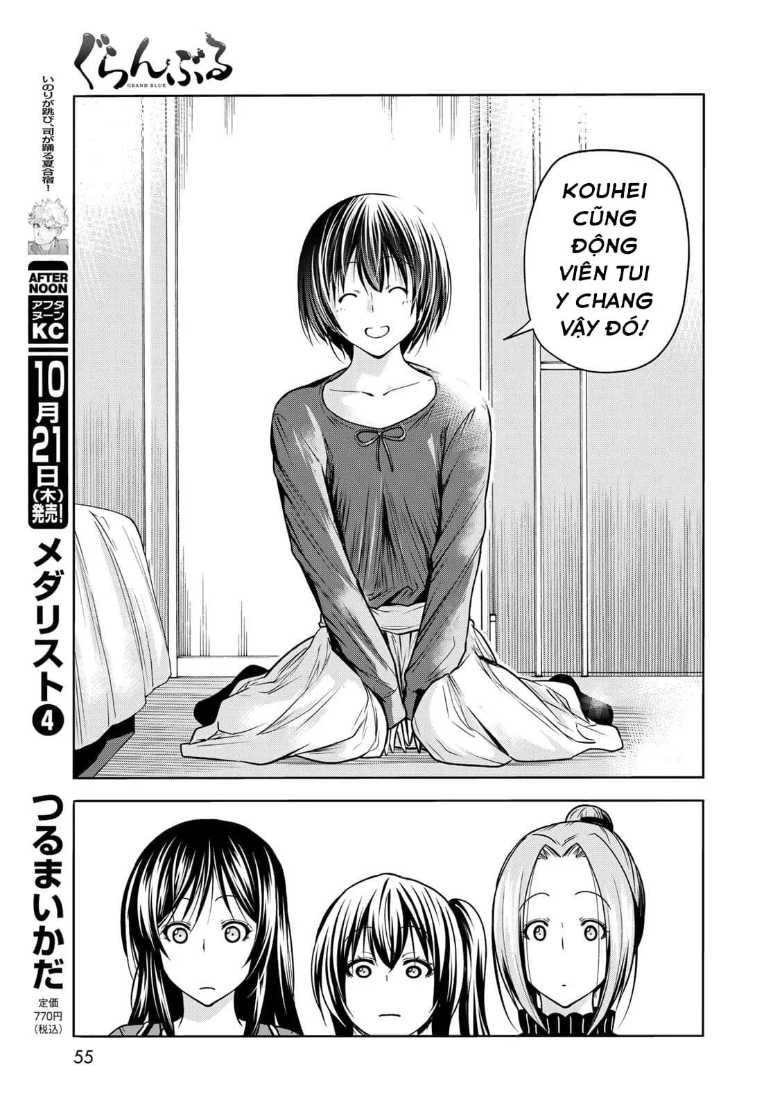 cô gái thích lặn - grand blue chapter 72 33