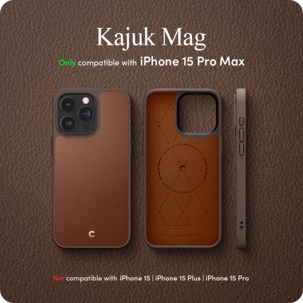 Ốp lưng dành cho iPhone 15 Pro Max Cyrill Kajuk Mag (Spigen)  - Hàng Chính Hãng