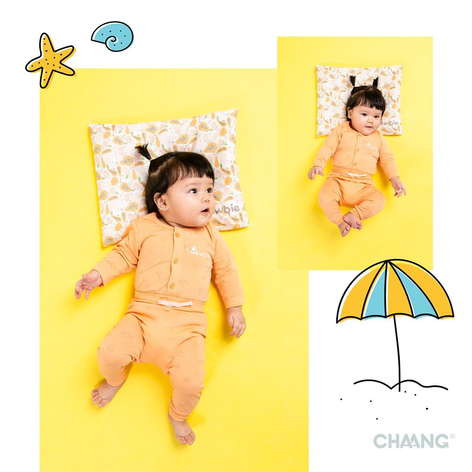 Bộ cúc giữa chanh Chaang size 0-3M