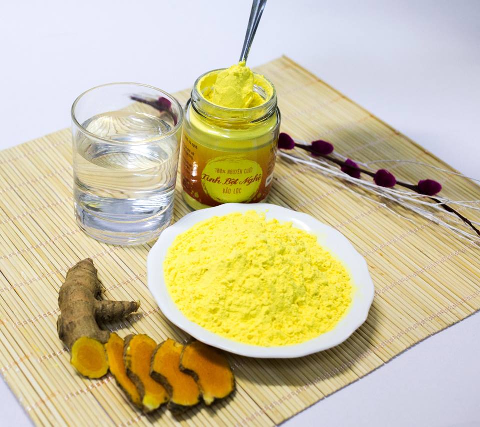 Combo Tinh Bột Nghệ + Mật Ong Hoa Cà Phê - Nguyên Chất Bảo Lộc Vũ Gia