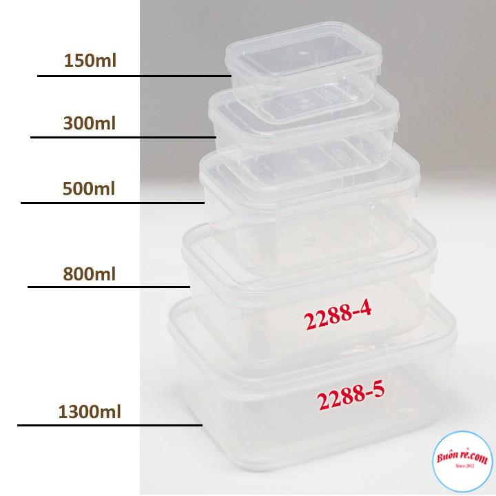 Sỉ 20 Hộp nhựa đựng thực phẩm 800ml Song Long – Bộ lạnh bầu tách lẻ – Buôn Rẻ.Com 00987