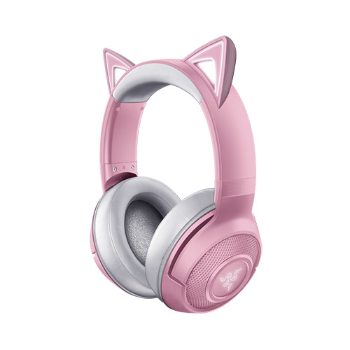 Tai Nghe Gaming Razer Kraken Bluetooth Kitty Quartz - - Hàng Chính Hãng