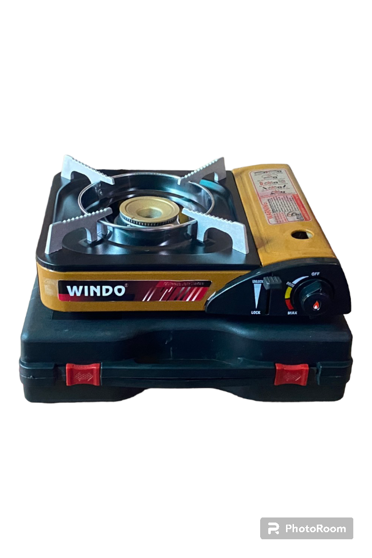 Bếp Gas Mini Du Lịch Windo 166F - Bếp ga dã ngoại Mini- Bếp Gas Du lịch - Hàng Chính Hãng