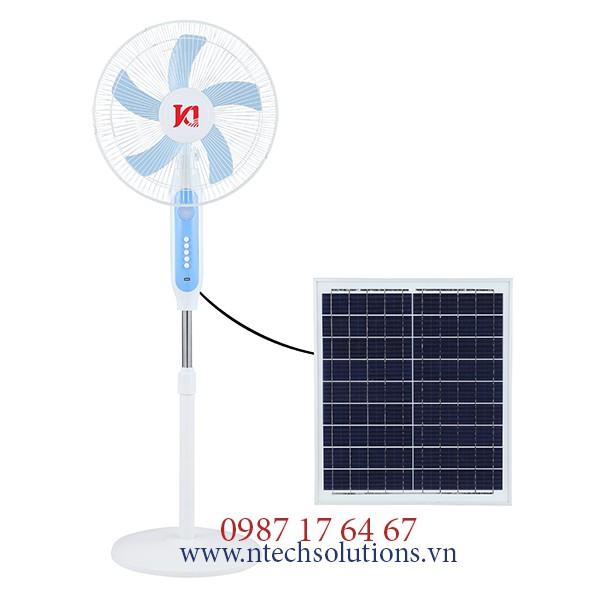 Quạt Đứng Tích Điện Năng Lượng Mặt Trời chính hãng Jindian công suất 25w -Mã JD188LL