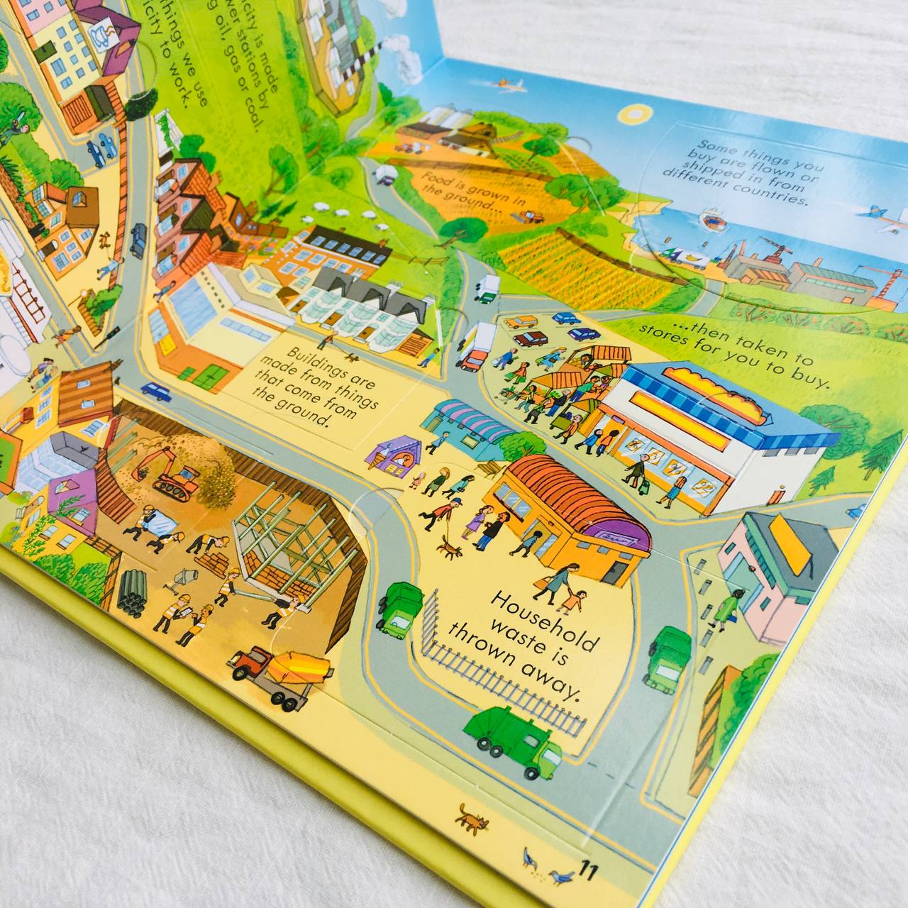 Sách tương tác tiếng Anh - Usborne Look Inside Our World