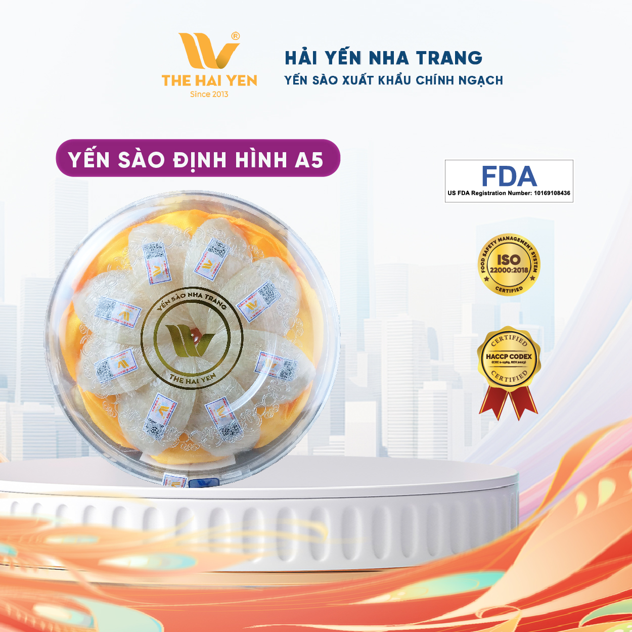 Yến sào trắng rút lông 50g - THE HAI YEN