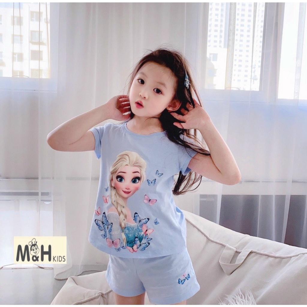 SET 2 BỘ ĐÙI BÉ GÁI XANH HỒNG ELSA