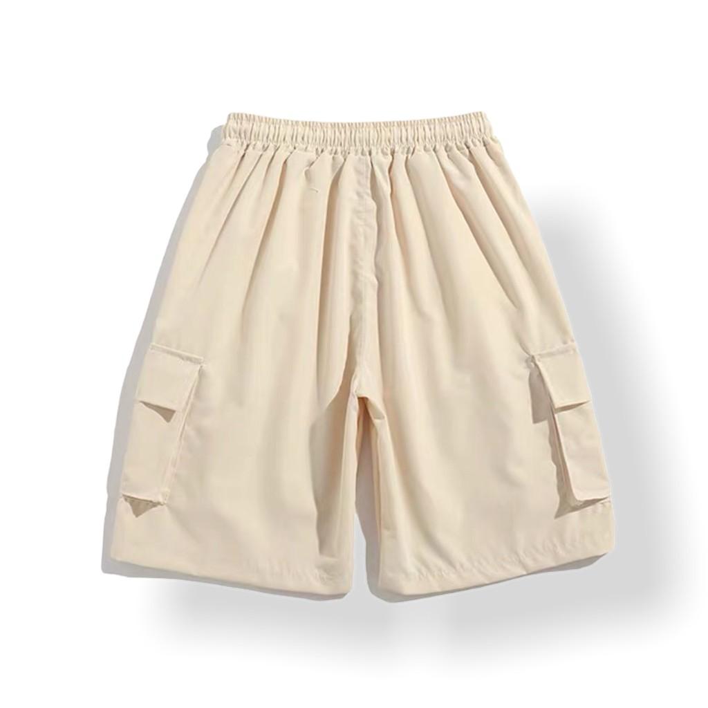 Quần short ngố kaki túi hộp Wind unisex Trơn sort nam nữ phong cách ulzzang