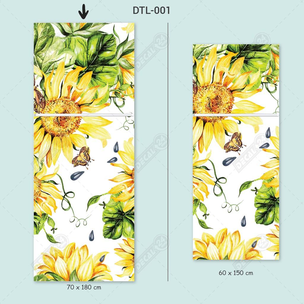 Miếng dán tủ lạnh Decal dán tủ lạnh chất liệu cao cấp, chống nước, nhiều mẫu - HÀNG BÁN CHẠY