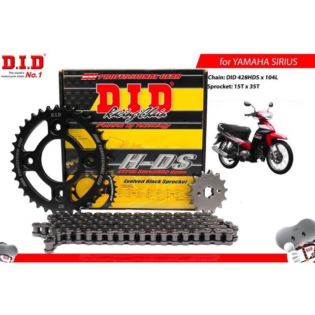 Nhông sên đĩa dành cho yamaha sirius