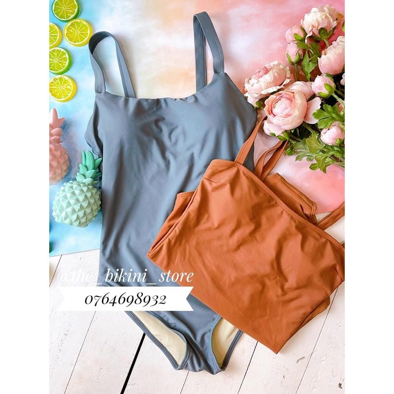 Bikini một mảnh basic áo kèm mút lót