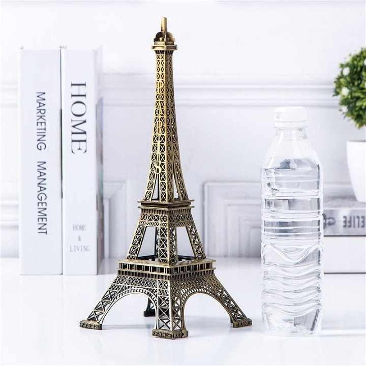 Mô hình tháp Eiffel hợp kim trang trí đẳng cấp, sang trọng - SIZE LỚN CAO 25CM VÀ CAO  32CM