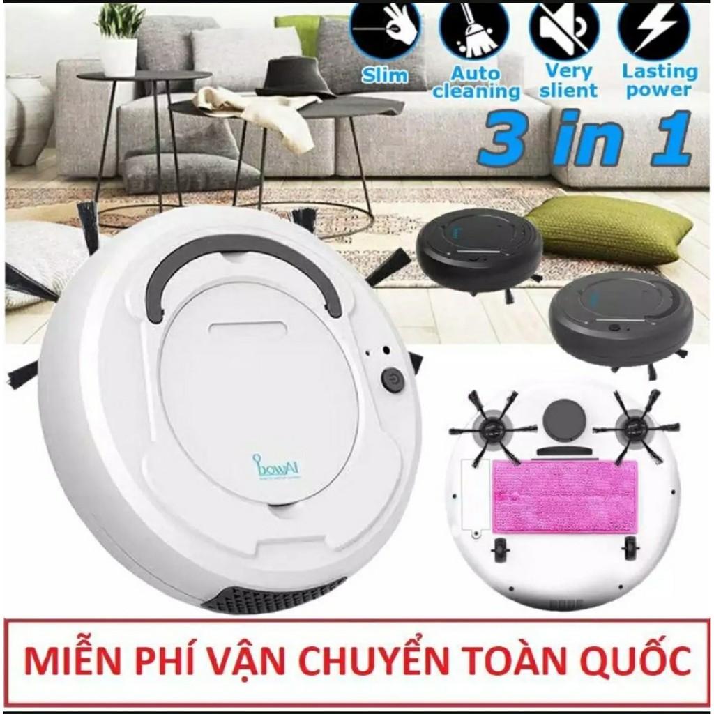 Robot hút bụi Bowai thông minh - Robot lau nhà tự động công nghệ AI 3 trong 1