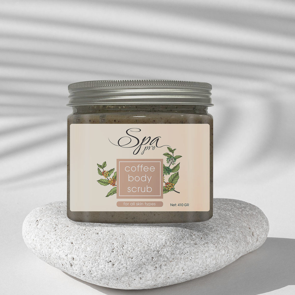 COMBO 2 - Tẩy Tế Bào Chết Cà Phê Và Dưỡng Thể Làm Trắng Da Dành Cho Da Hỗn Hợp SPA PRO