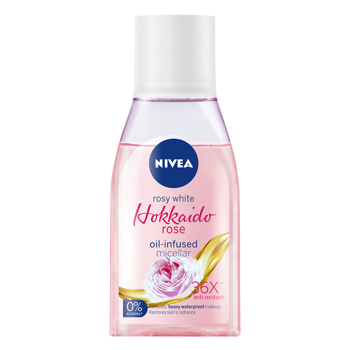 [Tặng Son Dưỡng Ẩm Hương hoa Hồng -85066 ] Nước Tẩy Trang Nivea Chiết Xuất Hoa Hồng Hokkaido (125ml) - 84998