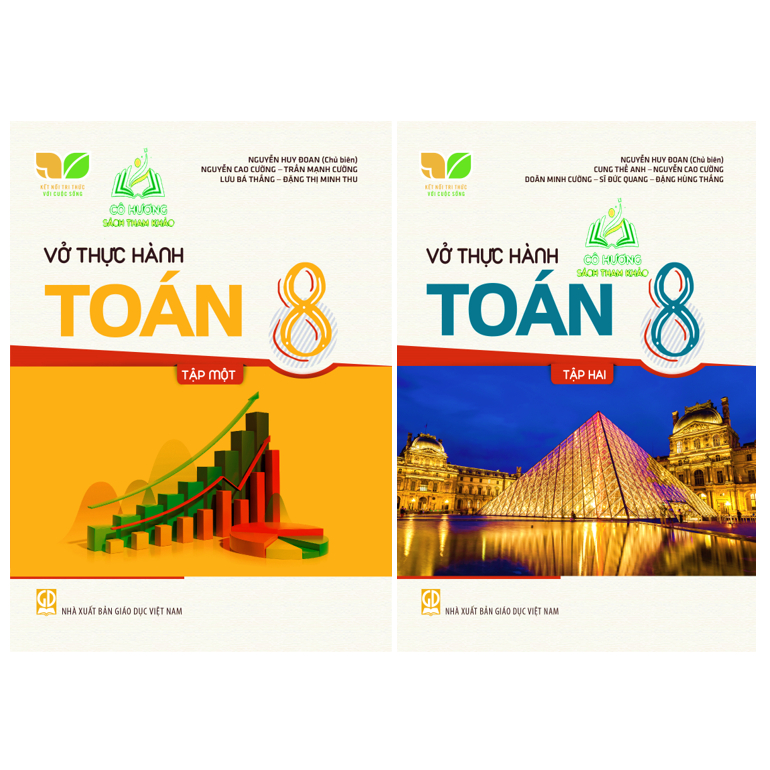 Sách - Combo Vở thực hành Toán 8 tập 1 + 2