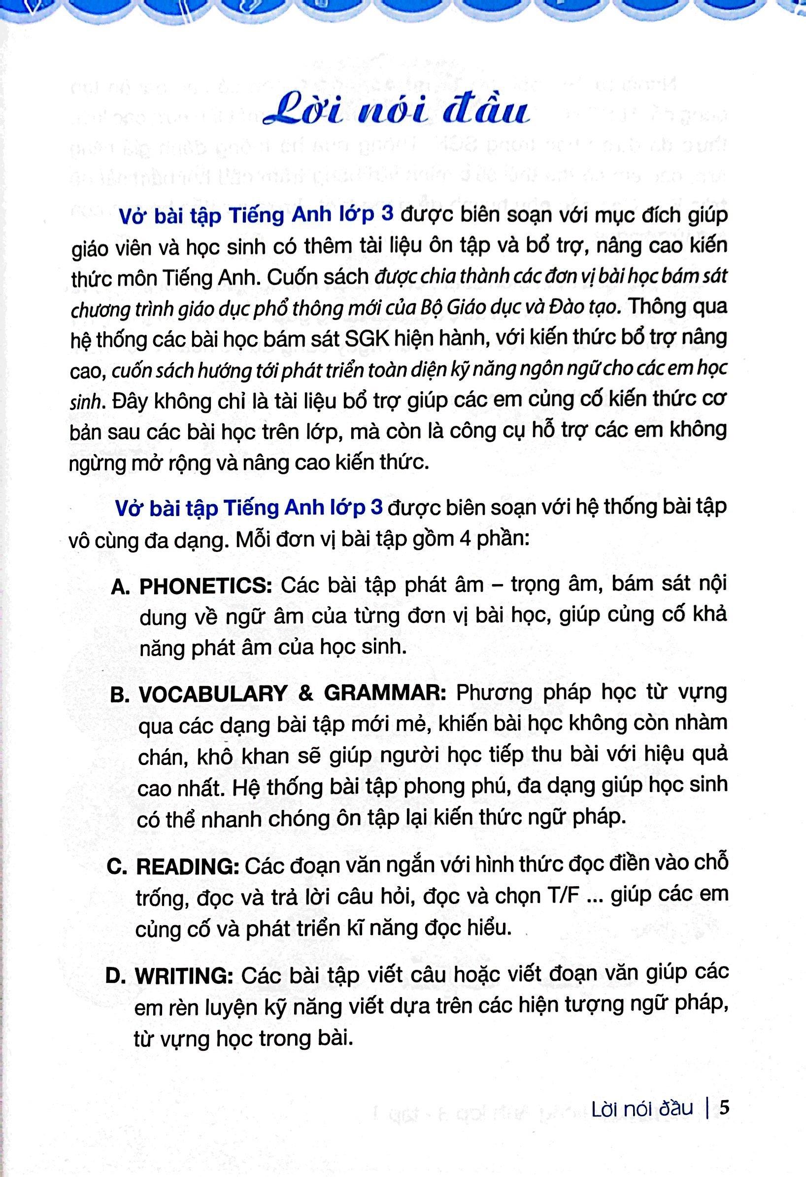Global Success - Vở Bài Tập Tiếng Anh Lớp 3 - Tập 1 (Có Đáp Án)