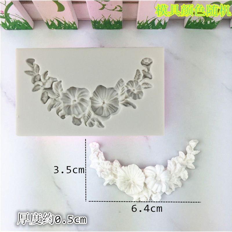 Khuôn rau câu silicon dây hoa nhỏ