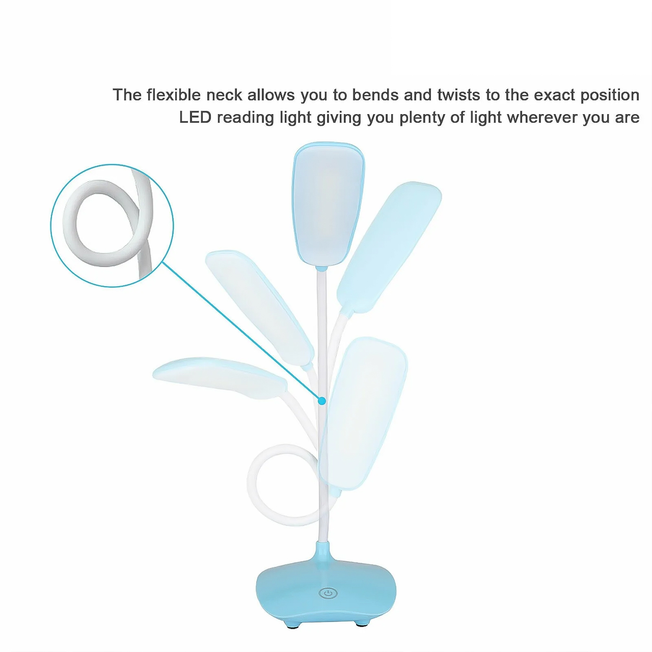 Đèn học đèn để bàn mini tiện lợi có thể uốn cong đèn led đọc sách làm việc chống cận thị - hàng chính hãng Vinetteam