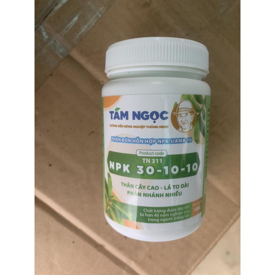Phân Bón lá 30-10-10 Tám Ngọc lọ 100g