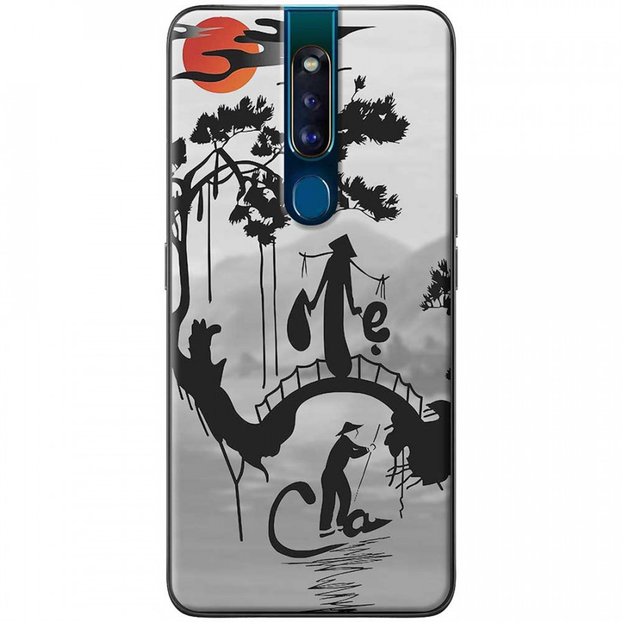 Ốp lưng dành cho OPPO F11 Pro mẫu Cha mẹ núi sông
