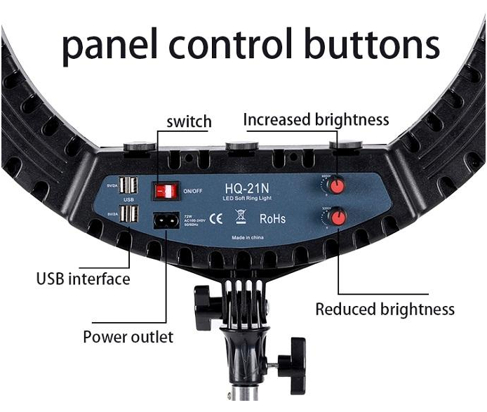 ĐÈN LED RING LIVESTREAM HQ21