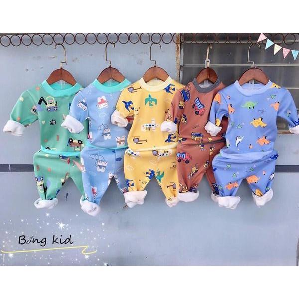 Combo 5 bộ nỉ bông cho bé