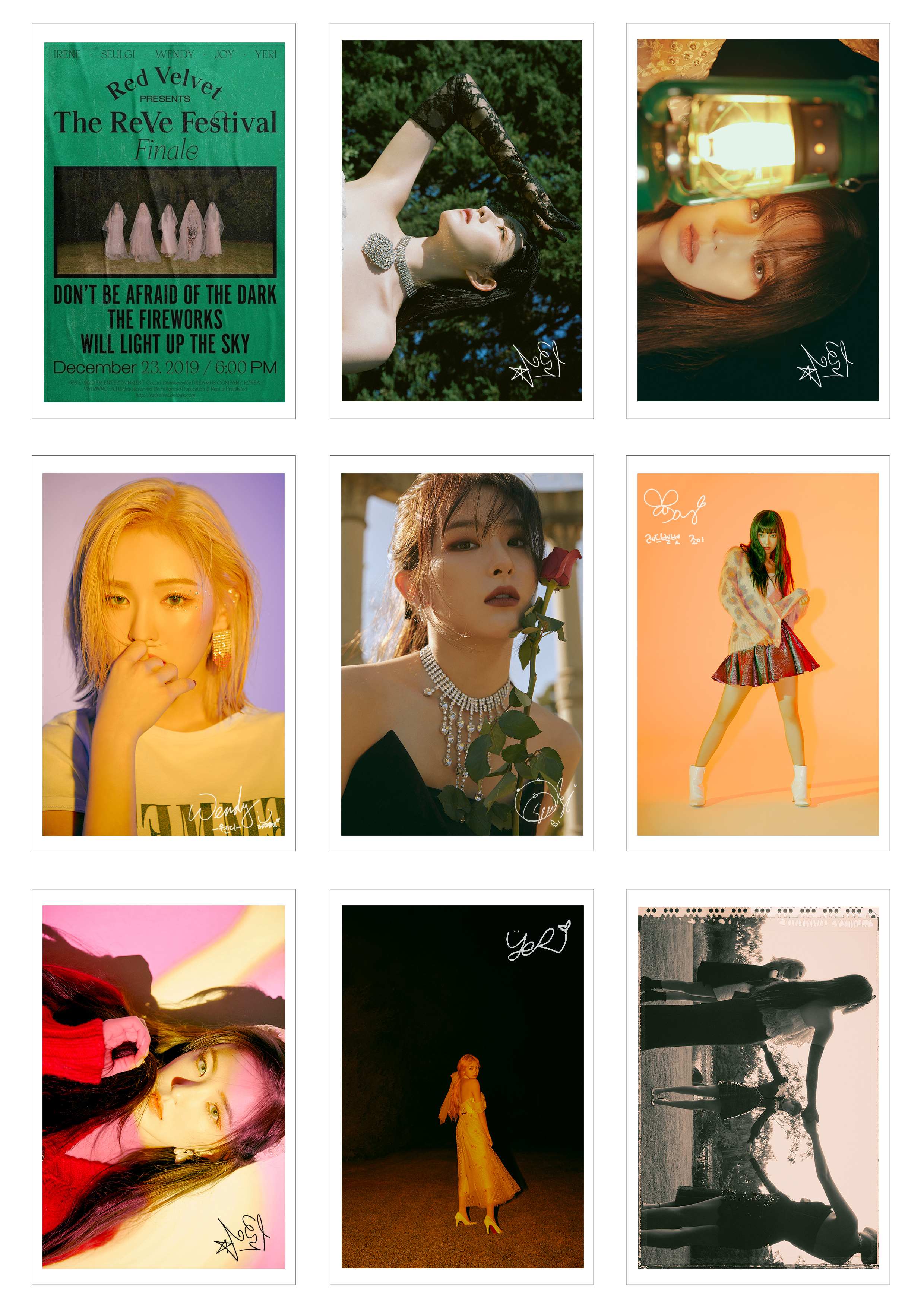 Lomo Card Ảnh RED VELVET - THE REVE FINALE - Psycho ( 54 ảnh