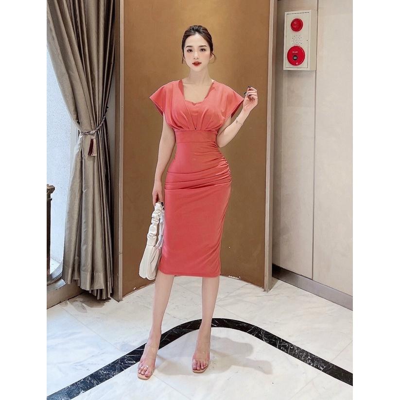 Đầm Thiết Kế LILY Dress Chất Liệu Umi Hàn Cao Cấp Co Giãn Thoái Mái - Trẻ Trung Chân Dài Trắng Da Tôn Dáng