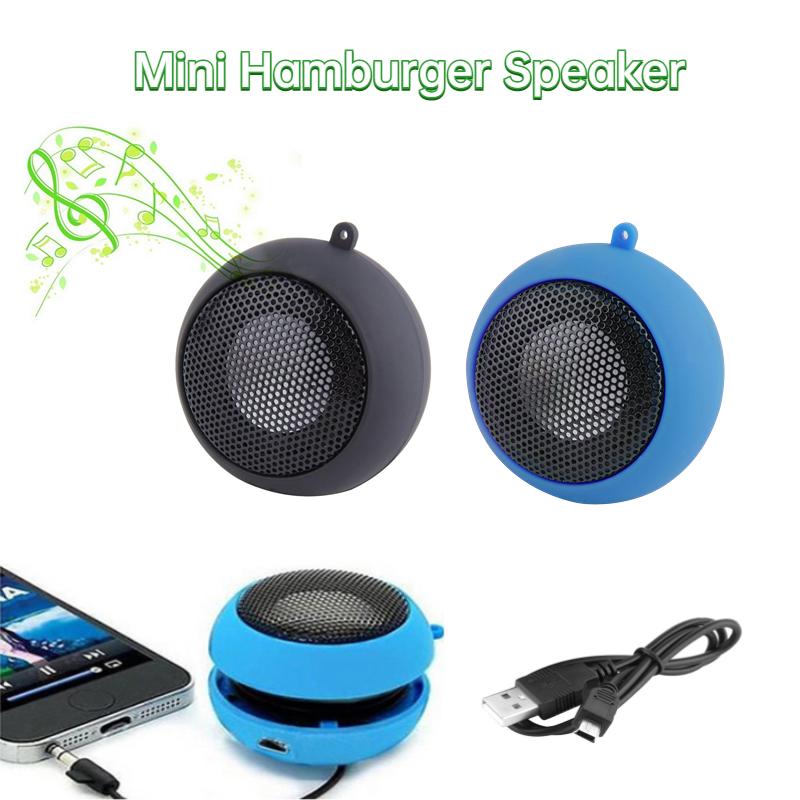 Loa lớn di động di động mini với máy nghe nhạc mp3 âm thanh âm thanh âm thanh 3,5 mm Color: Blue