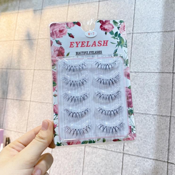 Set mi gân giả Eyelash 5 cặp trong tự nhiên dành cho makeup chuyên nghiệp - Hity Beauty