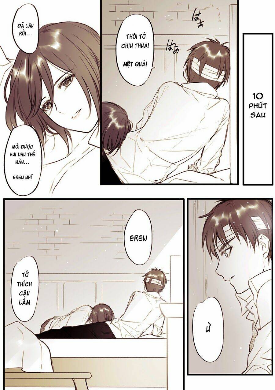 tấn công người khổng lồ - doujinshi eren x mikasa chapter 38 11