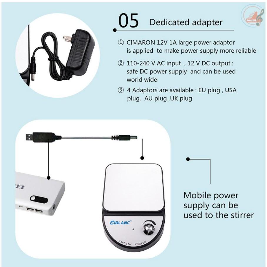 Máy khuấy Từ Tự Động Magnetic Stirrer chỉnh tốc độ CE FC