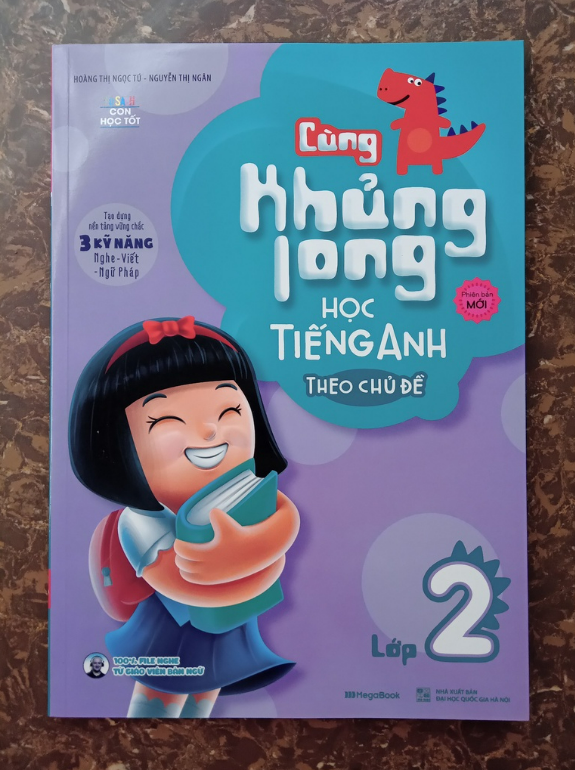 Sách - Cùng Khủng Long Học Tiếng Anh Theo Chủ Đề Lớp 2