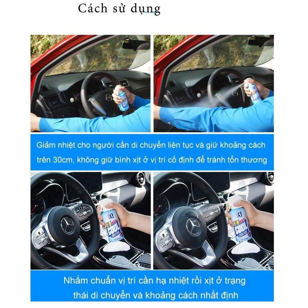 Bình xịt làm mát trong ô tô Instant Freeze Cool