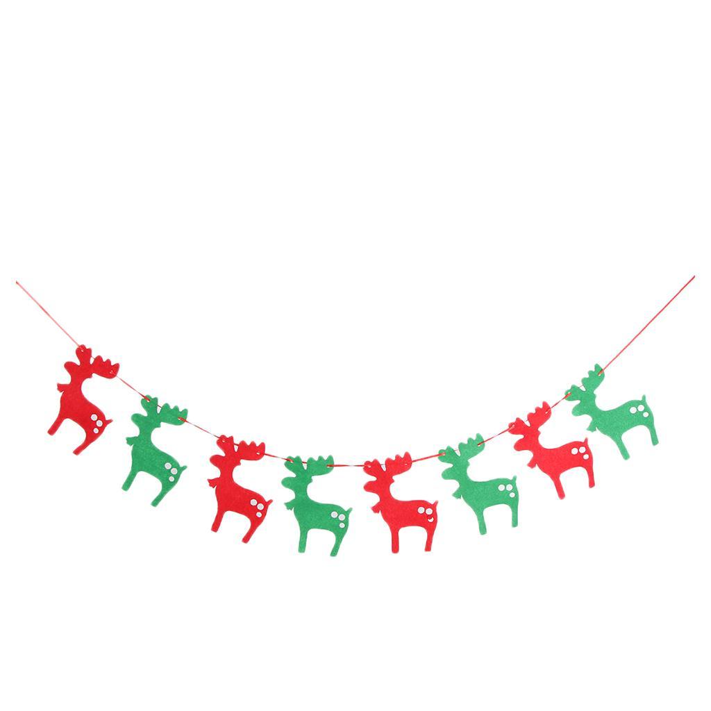 Christmas Non Woven  Banners Garland  Hanging Decor