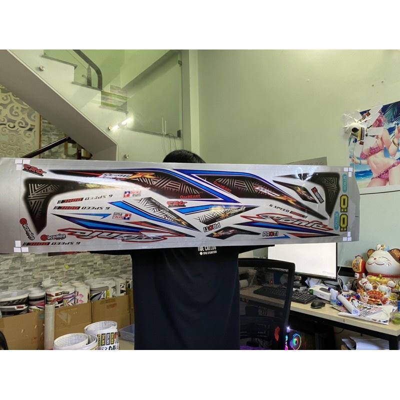 Tem rời Honda Sonic 150 chất liệu Candy cao cấp bảo hành màu sắc vĩnh viễn