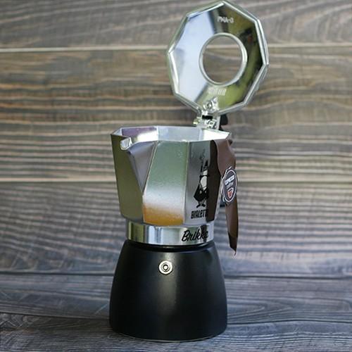 Combo pha Espresso dành cho gia đình: Moka Brikka 4cup 2020 và bếp điện Moka Pot