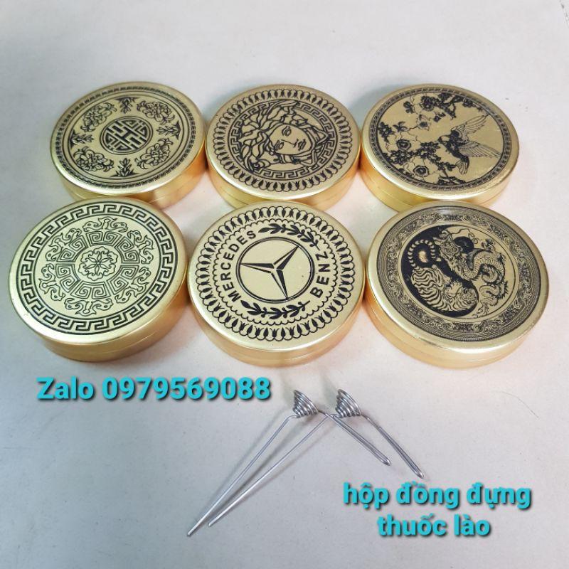 Hộp đựng thuốc lao bằng đồng Chống ô xy hóa hàng du lịch bỏ túi tiện dụng