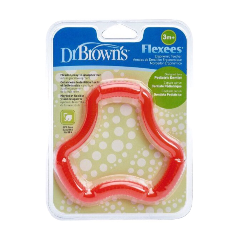 [ 100 ] Ngậm nướu Silicone hình lục lăng - Dr.Brown's ( giao màu ngẫu nhiên )