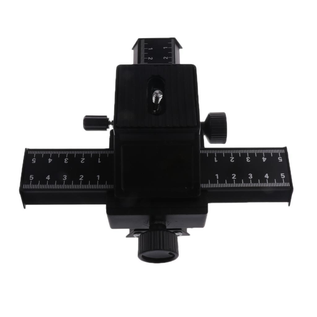 4-Way Macro Focusing Focus Rail Slider Slide for Pentax Olympus DSLR DV