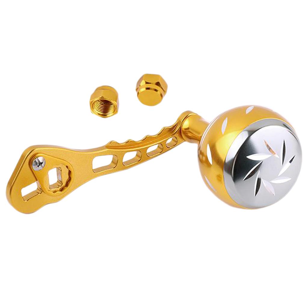 Fishing Reel Handle Ball Knob & Handle for S/D/A/H Spinning Reel Golden