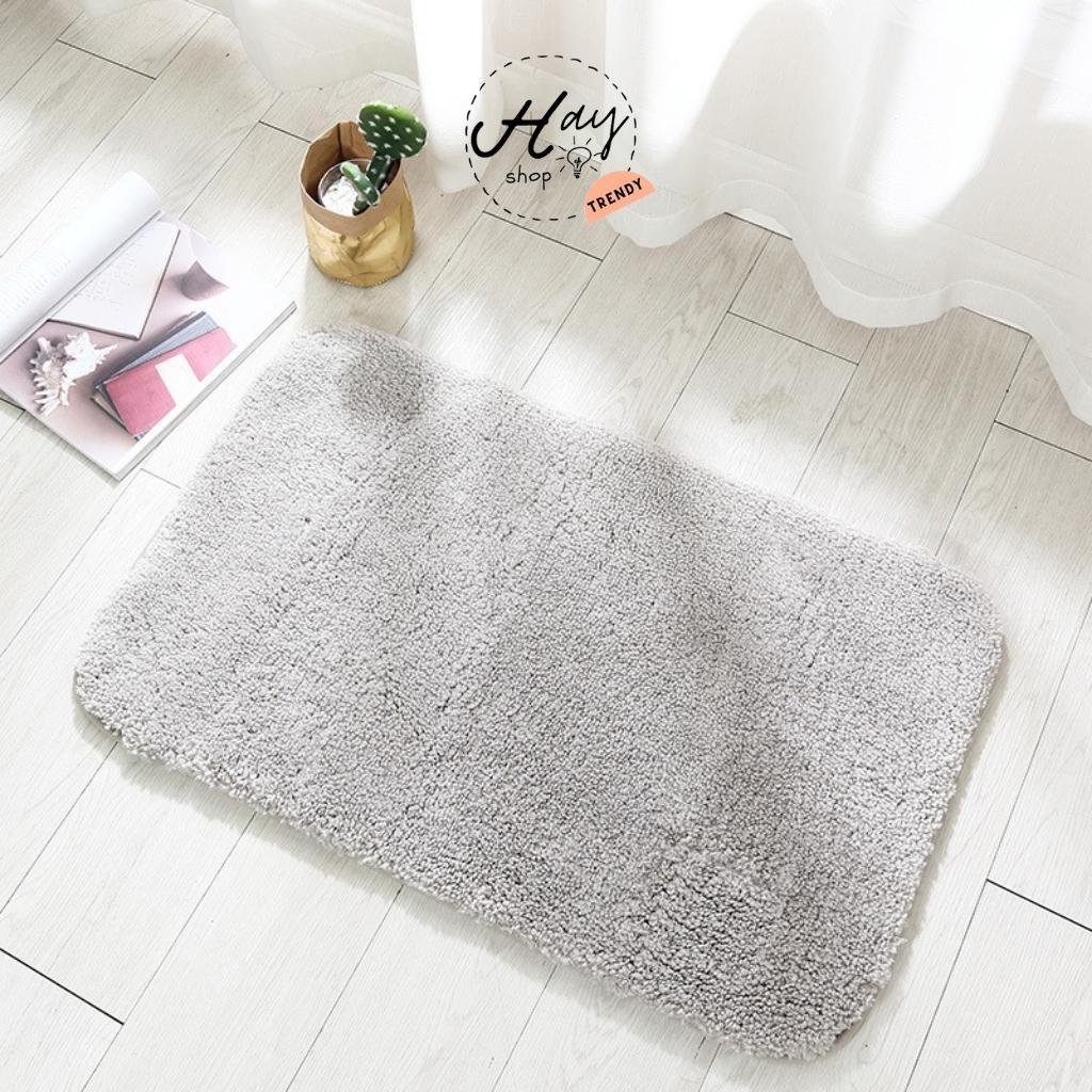 Thảm Chùi Chân Nhà Tắm, Thảm Lông Lau Chân Chống Trượt Đẹp Cao Cấp Siêu Thấm