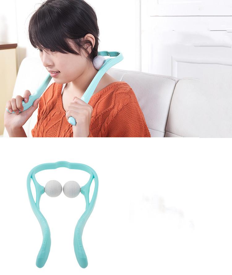 Máy mát xa cổ cầm tay | Công cụ thanh massage chẩm điểm lớn với bóng cho massage mô