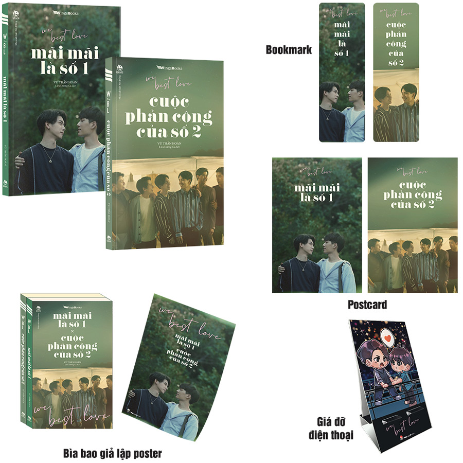 We Best Love - Mãi Mãi Là Số 1 & Cuộc Phản Công Của Số 2 [Tặng Kèm Bookmark + Postcard + Bìa Bao Giả Lập Poster + Giá Đỡ Điện Thoại]