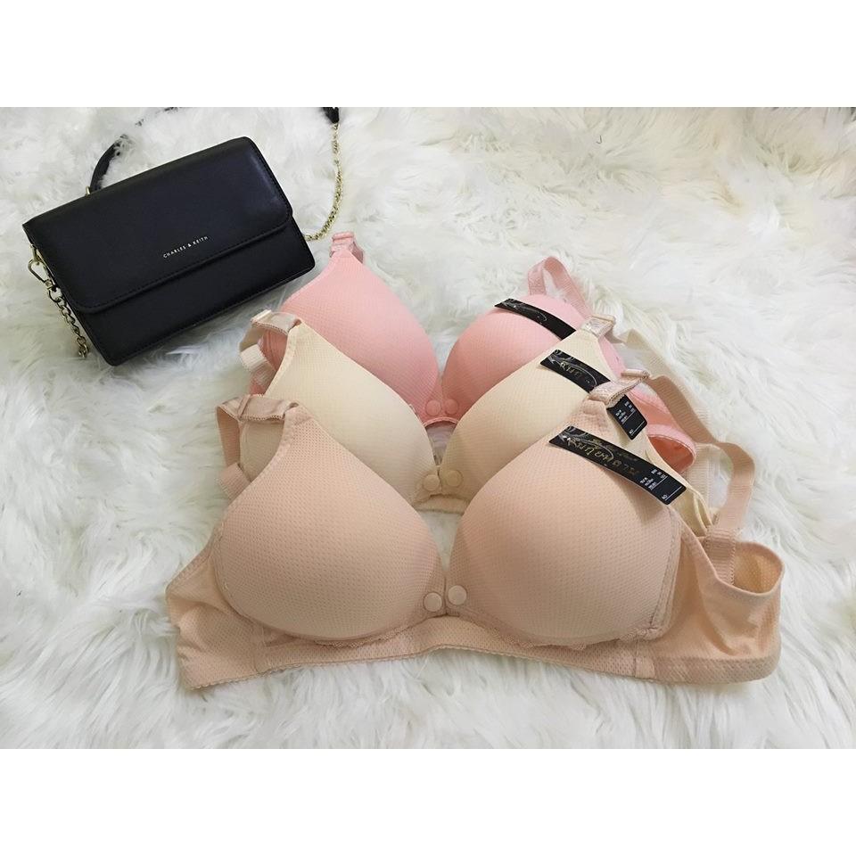 Áo lót bầu sau sinh cho con bú hàng Thái chuẩn, mở cúc - S17