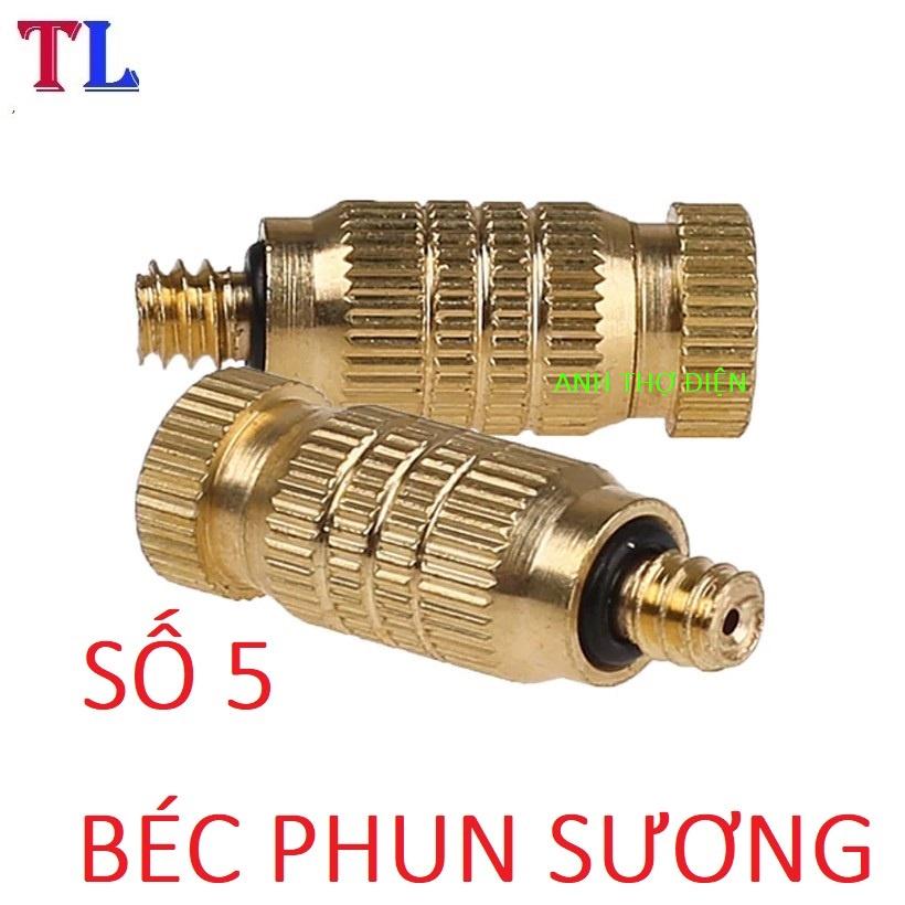 Béc phun sương số 1-2-3-4-5-6-8 tưới lan/rau/ hoa (đầu béc phun sương