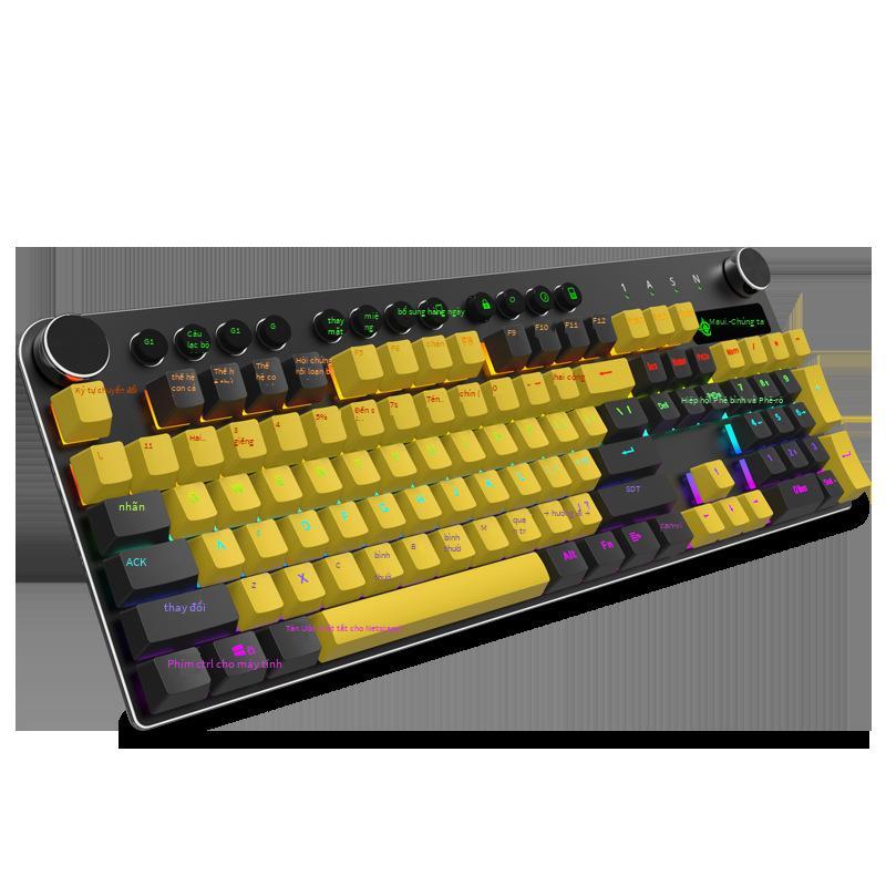 Giao Hàng Nhanh Slayer MK13 Bàn Phím Cơ Full Phím Không Tác Động Đèn Nền RGB Keycap PBT Chơi Game Bàn Phím Game Thủ