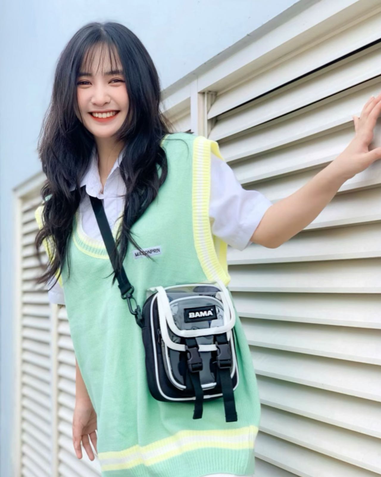 Túi đeo chéo Bama trong suốt unisex ,mini bag local brand thời trang nam nữ, chất liệu PVC cao cấp chống thấm nước - Gin Store